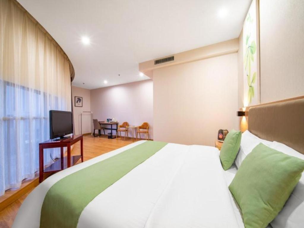 Greentree Inn Jining Yanzhou Jiuzhou Fangyuan Business Hotel Екстериор снимка