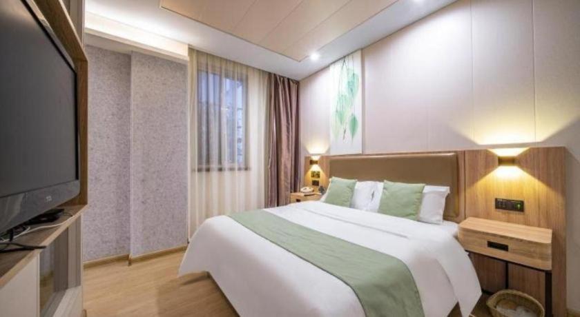 Greentree Inn Jining Yanzhou Jiuzhou Fangyuan Business Hotel Екстериор снимка