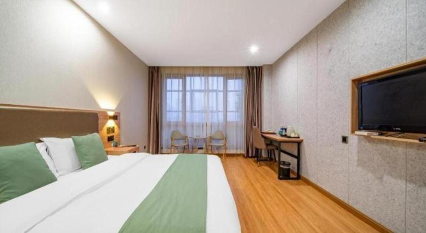 Greentree Inn Jining Yanzhou Jiuzhou Fangyuan Business Hotel Екстериор снимка