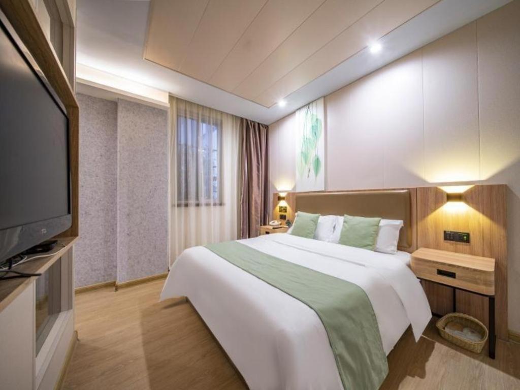 Greentree Inn Jining Yanzhou Jiuzhou Fangyuan Business Hotel Екстериор снимка