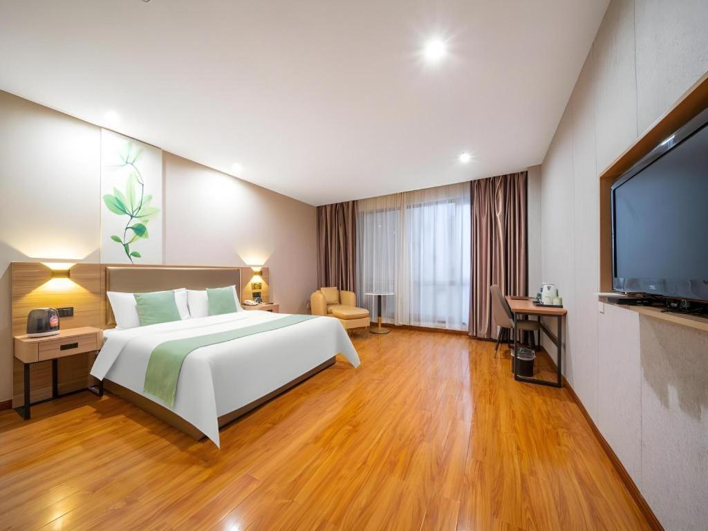 Greentree Inn Jining Yanzhou Jiuzhou Fangyuan Business Hotel Екстериор снимка