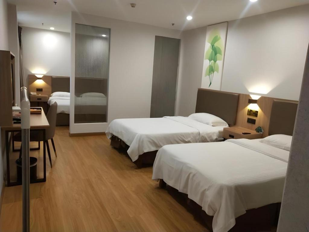 Greentree Inn Jining Yanzhou Jiuzhou Fangyuan Business Hotel Екстериор снимка